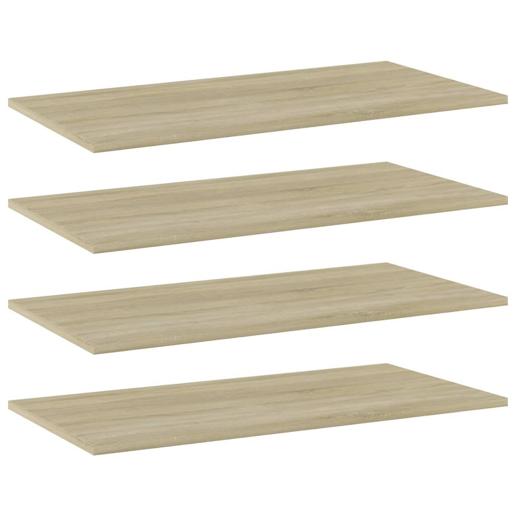 Ebern Designs Dellar Bookcase Sonoma Oak 1.5cm H x 80cm W x 40cm D